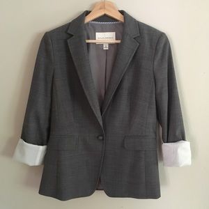 Banana Republic • Grey Stretch Blazer, size 6